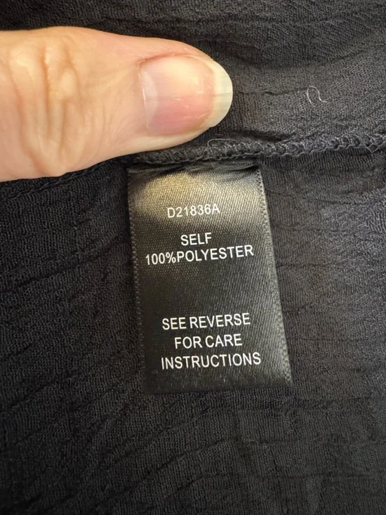 NWOT Aakaa Black Women's Swim Cover-Up Maxi Dress- size M - Picture 10 of 13